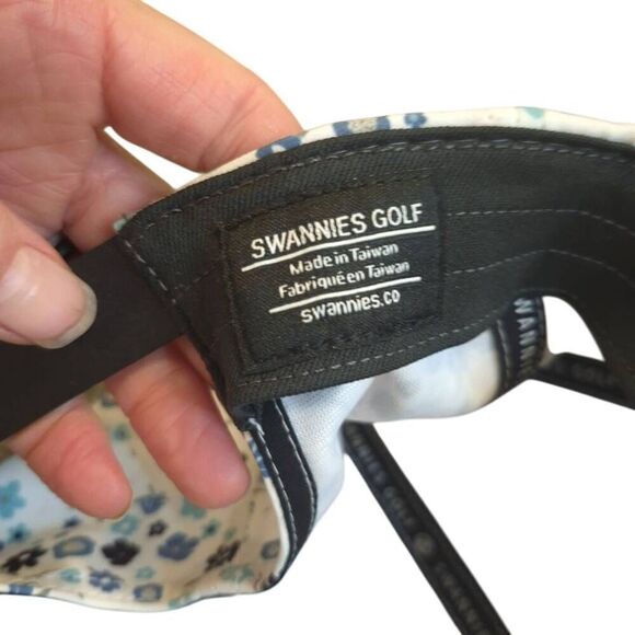 Swannies Golf Mulholland Floral Dry Fit Adjustable Hat NEW - Picture 8 of 8